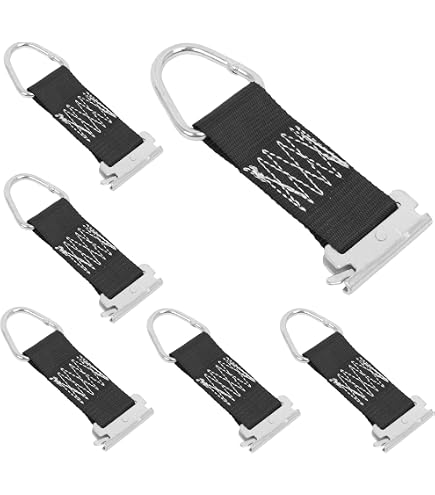 KEEPER 47801 7E Track Tie Off Strap With D-Ring - 2,000 Lb Capacity, For Fall Protection & Safety