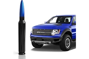 CK Formula 5.5" Blue Tip with Black Base Antenna, Universal Automotive Replacement for Car Truck SUV, 6061 Aluminum Body & Copper Coil Internal, Car Wash Safe, Pack of 1
