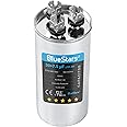 BlueStars 30+7.5 uF ±5% 30/7.5 MFD 370/440 VAC Dual Run Start Round Capacitor 50/60Hz 10000AFC for Condenser Straight Cool or Heat Pump Air Conditioner or AC Motor and Fan Starting