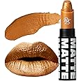 Ruby Kisses Lipstick, Matte Finish, Long-Lasting, Highly Pigmented, Smooth Apply, Full Coverage Lip Color Makeup (Gold)