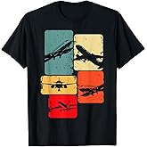 Airplane Pilot Plane Men Toddler Boys Kids T-Shirt