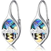 Mountain Earrings Sterling Silver Mountain Earrings for Women Mountain Jewelry Gifts for Women