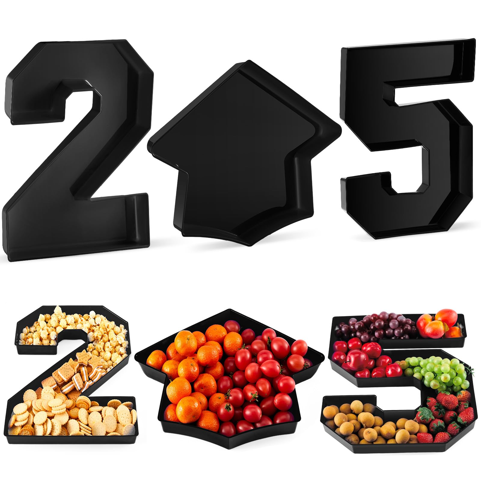 Tellingyou 4 Pcs 13.7" 2025 Graduation Plastic Number Fillable for... Tellingyou 4 Pcs 13.7" 2025 Graduation Plastic Number Fillable for...