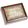 Cottage Garden Portagioie Con Carillon Musicale, Nero Lucido, Suona What A Wonderful World, 20x15 Cm - 4