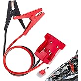 STHWU Jumper Cables with Adapter Compatible with Mill.Waukee 18 18V Batteries, 2FT Silicone Wire 8AWG Automotive Booster Cables for Battery Jump Starters, Jump Pack Temperature Resistance 392℉