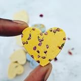 O2 Mini Bath Bombs Heart Shaped Aromatherapy 15 Pack Letterbox Gift Natural view 2
