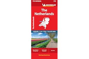 Michelin Netherlands Map 715