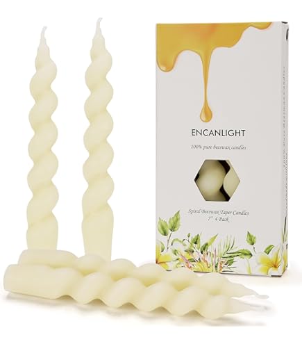 Creative Co-Op Unscented Tree Shaped Candle - Eggnog Beige Color For Holiday Decor