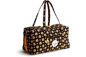 Vera Bradley Women's Cotton NFL Large Travel Duffel Bag (Multiple Teams Available)
