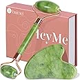 BAIMEI IcyMe Gua Sha & Jade Roller Facial Tools Face Roller and Gua Sha Set for Puffiness and Redness Reducing Skin Care Rout