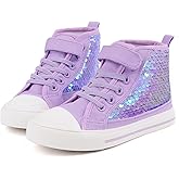 Toandon Kids Adorable Fashion High Top Casual Canvas Sneakers