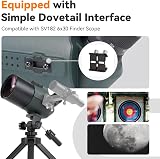 SVBONY SV41Pro Mini Mak Spotting Scope 28-84X80 Angled FMC 1.25" Eyepiece view 9