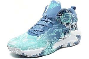 MAIZUN Men's Basketball Shoes High Top Breathable Anti Slip Athletic Sneakers Outdoor Sport Running Shoes Lightweight Cushion