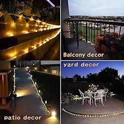 Solar Rope Light Waterproof IP65 39FT 100LEDs
