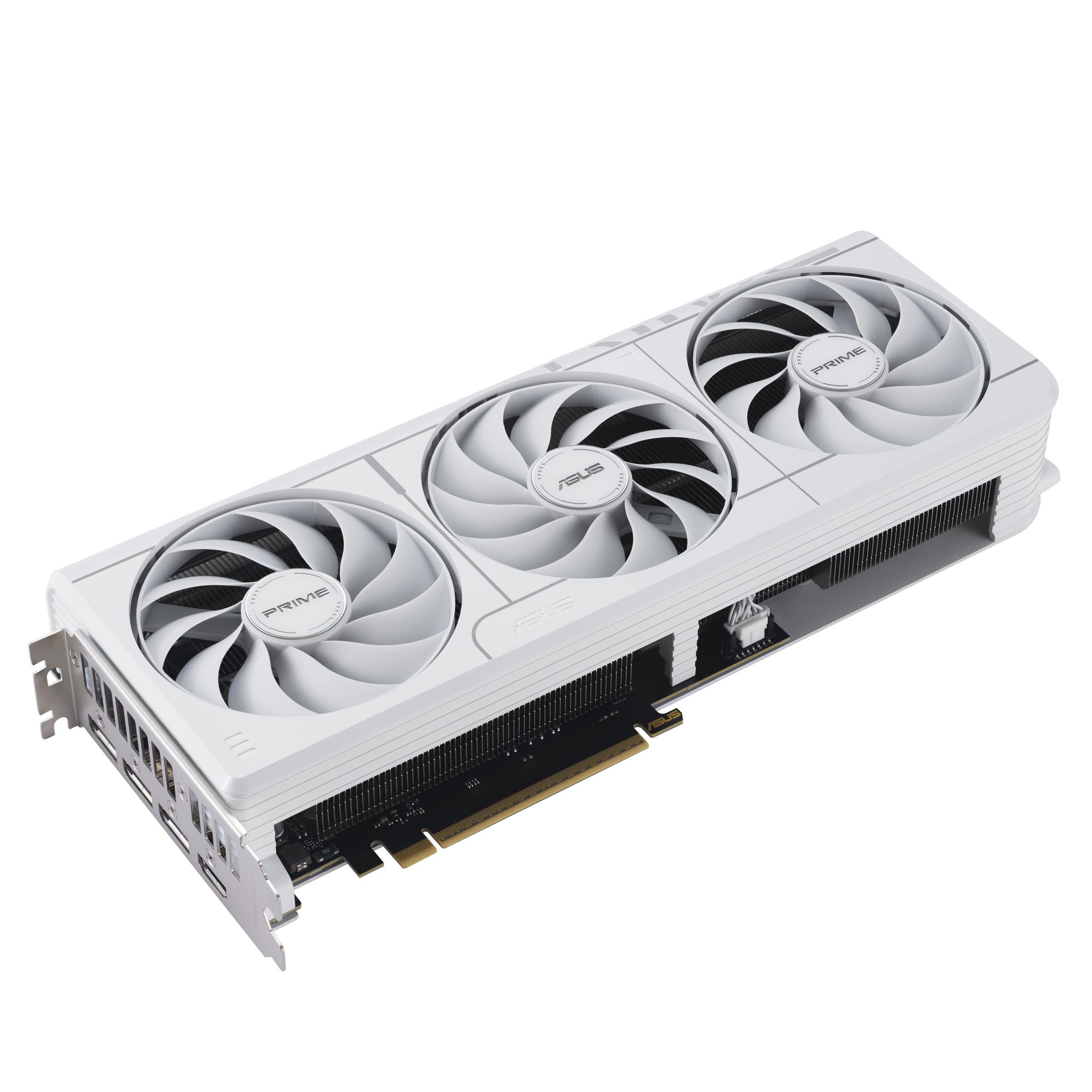 ASUS The SFF-Ready Prime GeForce RTX™ 5070 12GB GDDR7 White OC Edition Graphics Card (PCIe® 5.0, 12GB GDDR7, HDMI®/DP 2.1, 2.5-Slot, Axial-tech Fans, Dual BIOS)