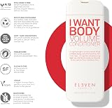ELEVEN AUSTRALIA I Want Body Volume Conditioner 300ml Fine Hair Hydrolyzed view 5