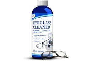 NORTHWEST ENTERPRISES Ultrasonic Eyeglass Cleaner Solution. Concentrated Ultrasonic Glasses Cleaner for use in Sonic and Ultrasonic Machines. (1)