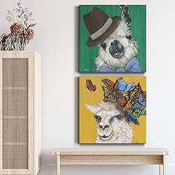 Renditions Gallery Llama Gentleman Wall
