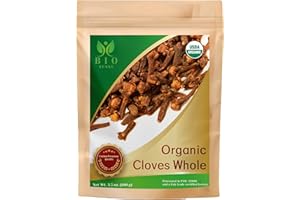 Bio Sense Ceylon Cloves Whole, 3.5 oz, USDA Organic & Kosher Certified, Non-GMO, Fresh Organic Cloves, Pure Ceylon Premium Quality.