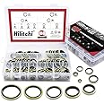 Hilitchi 180-Pcs Metric Dowty Bonded Seal Oil Washer Assortment Kit - 10-SIZE: M6 to M24