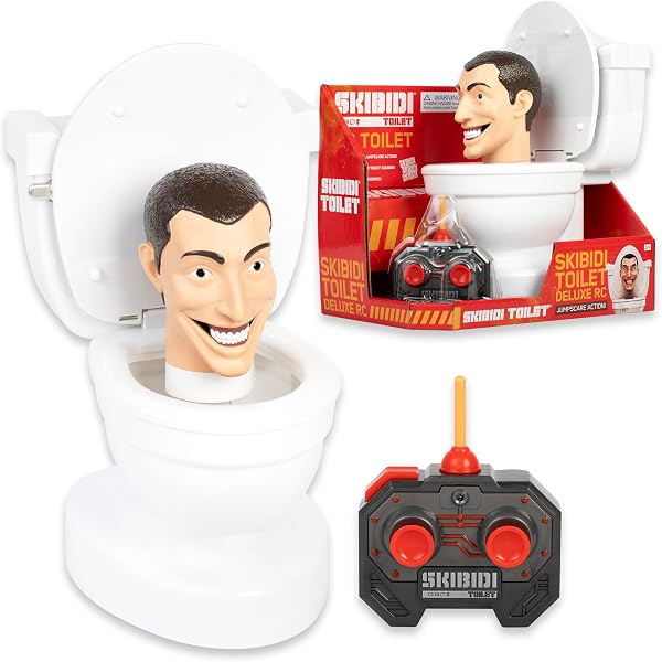NECA Skibidi Aufblasbares Toiletten-Kostüm Für Kinder - Inkl. Maske, Einheitsgröße - Für Halloween & Mottoparty
