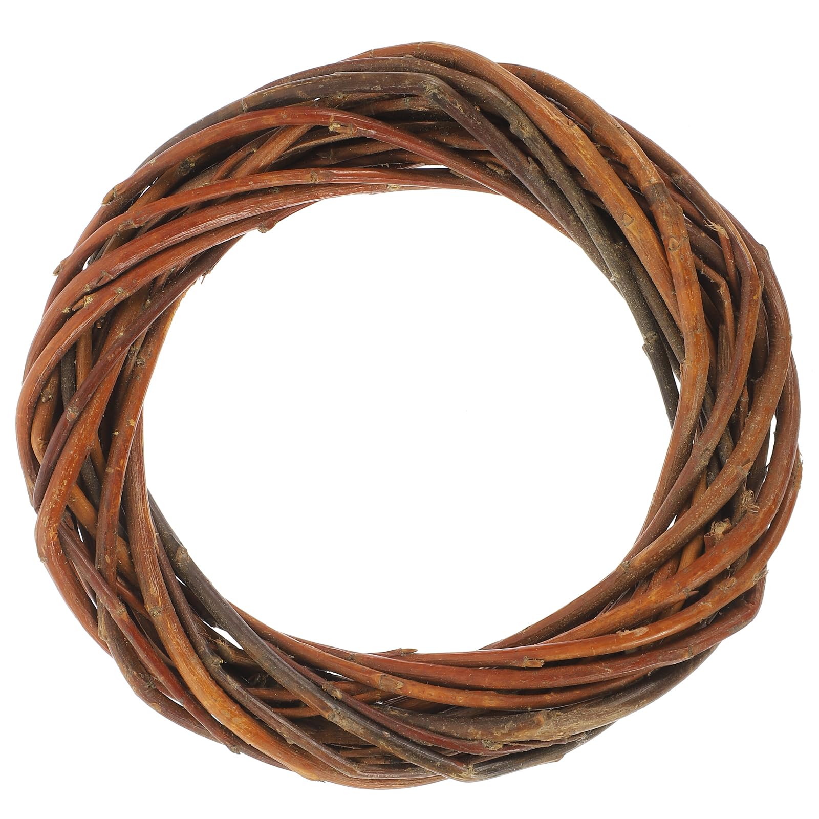 VILLCASE Wreath Macrame Ring Wall Hanging Craft Flower Garland Grapevine Moon Decor Diy Wicker Ring for Grapevine Garland Vine Branch Frame Crafts Preserved Flower Rattan