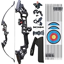 ZSHJGJR Enseble d'arc et de flèches de tir à l'arc - 15,9 kg - Kit