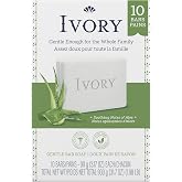 Ivory Bar Soap Aloe Scent, 3.17 Ounce (Pack of 10)
