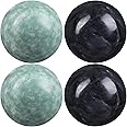 MAGICLULU 4Pcs Solid Baoding Balls Chinese Health Exercise Massage Balls Marble Stone Massage Baoding Balls for Hand Exercise