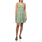 Lucky Brand Womens Tiered Ruffle Corset Mini Dress