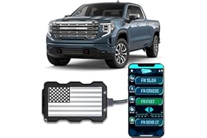 FUKIN TUNED Throttle Response Controller for GMC Sierra 2020-2025 (5th Gen) Fits: 2500HD, 3500HD, SLE, SLT, Denali, Elevation, AT4 (2.7L 3.0L 4.3L 5.3L 6.2L 6.6L) Gas & Diesel | FT77