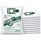 4YourHome 10 Vacuum Bags to fit Numatic Henry Hetty James NVM-1CH | 10 high-filtration microfiber replacement bags with secure collars for clean, convenient vacuum maintenance.