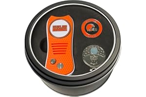 Team Golf NFL Adult-Unisex Tin Gift Set with Switchfix Divot Tool, Cap Clip, and Ball Marker