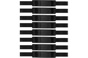 Aodaer 8 Pack Adjustable Hoverboard Straps Replacement Straps and Strap Protector Hook and Loop Kart Accessories Seat Attachment Straps Fastening Hoverboard Cable for Kart Balance Scooter