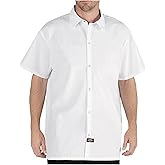 Dickies Men's No Pocket Snap Button Cook Shirt