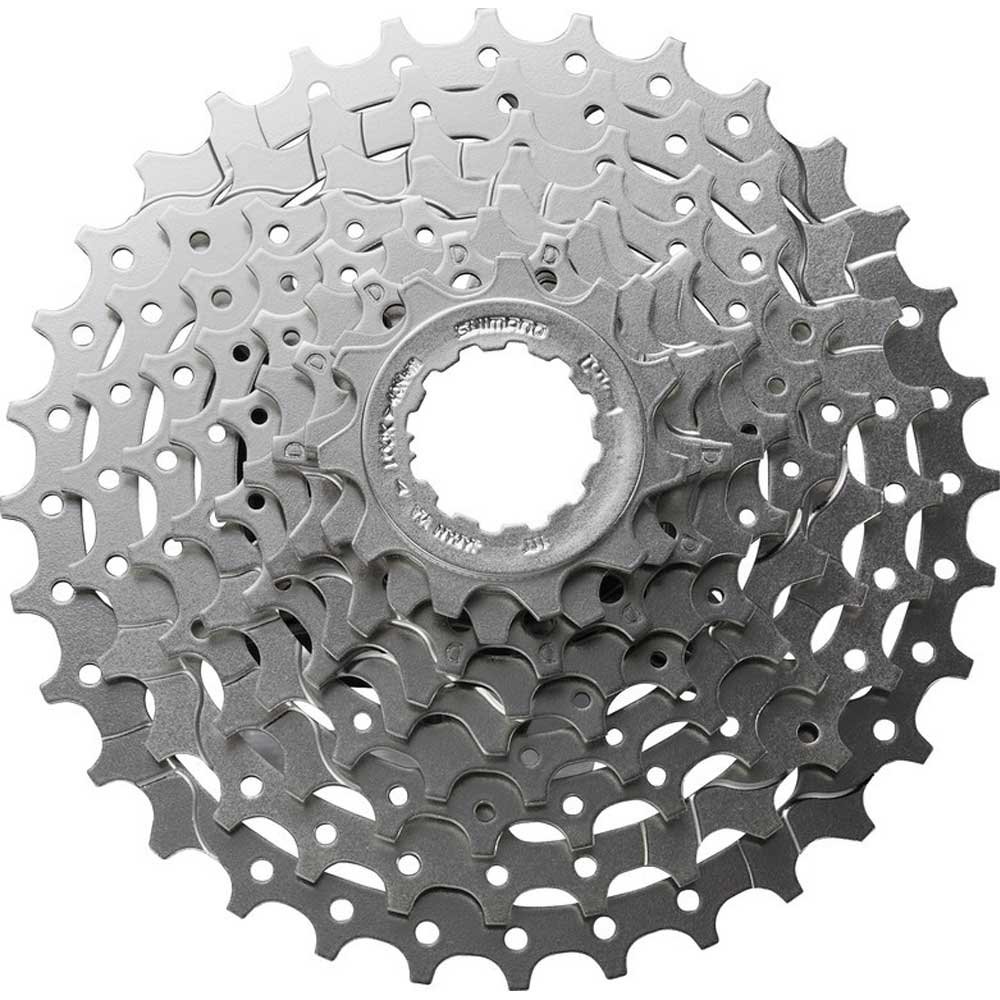 SHIMANO CASSETTE HG400 9 speed 12-36, Silver