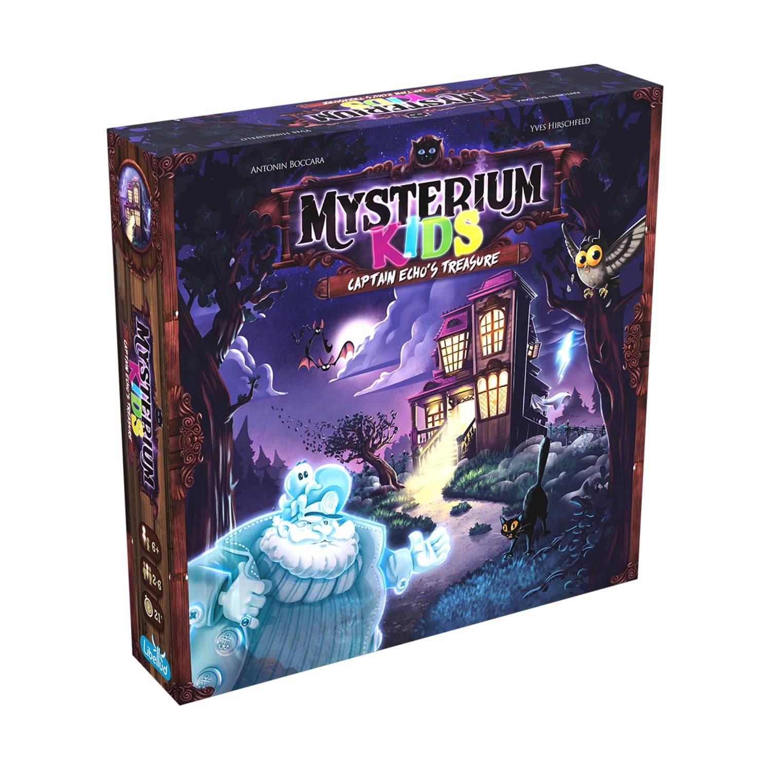 Asmodee Mysterium Kids: Captain Echo's Treasure Board Game - Enchanting Cooperative Mystery for Young Detectives, Family Fun for Kids & Adults, Ages 6+, 2-6 Players, 21 Minute Playtime
