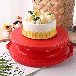 VGOODALL Cake Carrier with Lid and Handle, 12x6