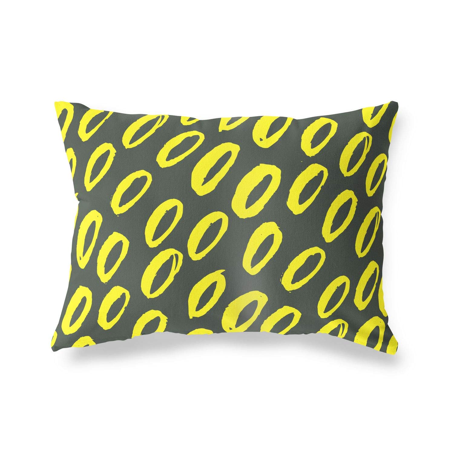 BonaMaison Decorative Cushion Cover, Neon Yellow-Fume Throw Pillow Covers, Home Decorative Pillowcases for Livingroom, Sofa, Bedroom, Size: 45X60 Cm - Designed and Manufactured in Turkey