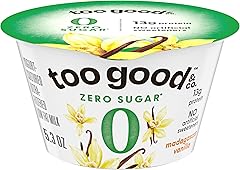 Too Good & Co. Zero Sugar Vanilla Yogurt-Cultured Ultra-Filtered Low Fat Milk Product, Gluten Free, Keto Friendly, 5.3 OZ Cup