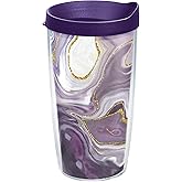 Tervis Marble - Alexandrite Made in USA Double Walled Insulated Tumbler Travel Cup Keeps Drinks Cold & Hot, 16oz, Classic