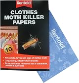 Rentokil Clothes Moth Killer Papers Pack of 10 view 2