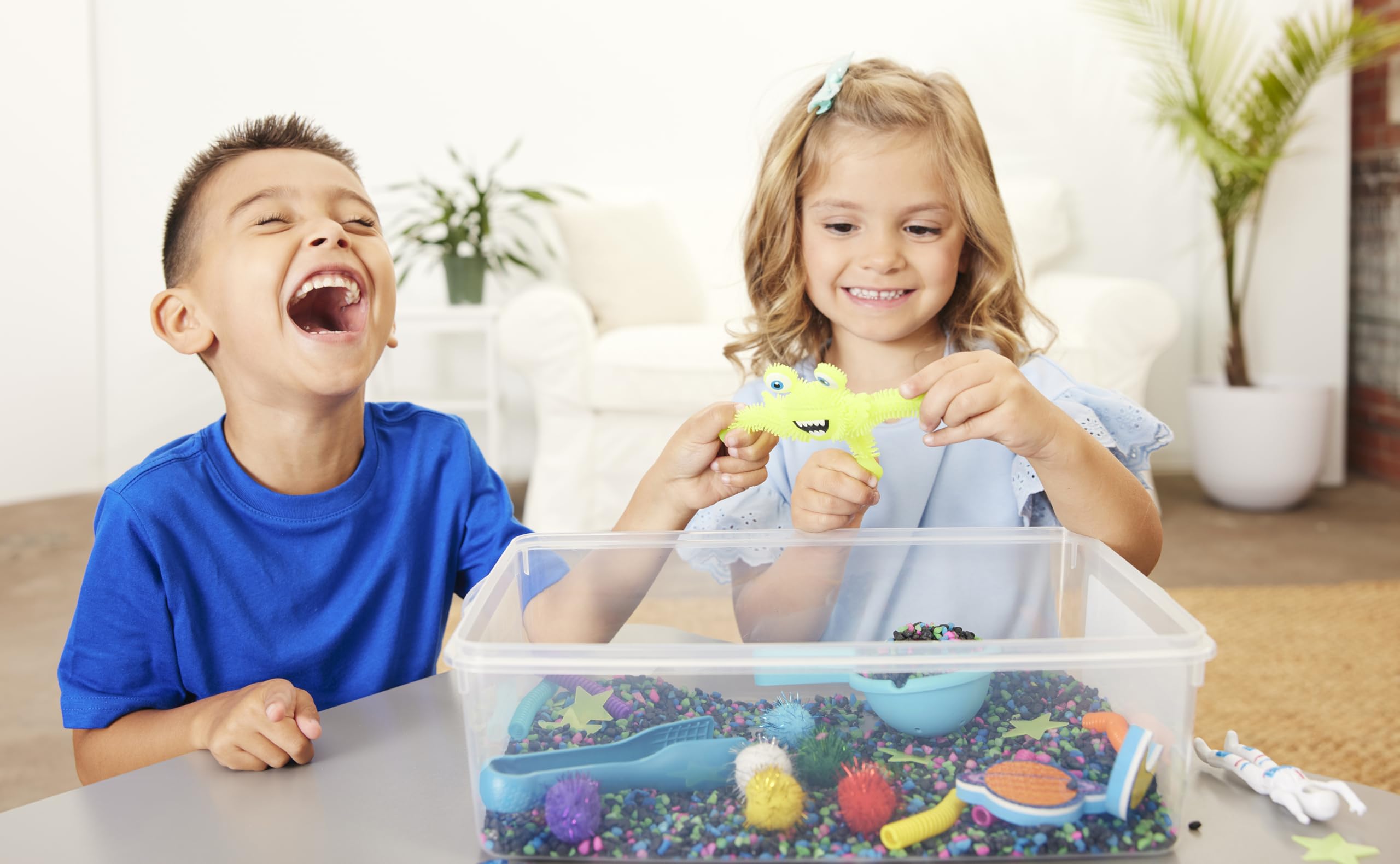 Creativity for Kids Sensory Bin: Outer Space Toys - Preschool and Toddler Sensory Toys, Kids Gifts for Boys and Girls (Ages 3+)