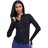 sphinx cat Womens Athletic Long Sleeve Full Zip Running Track Jacket Workout Yoga Sportwear with Thumb Holes Slim Fit