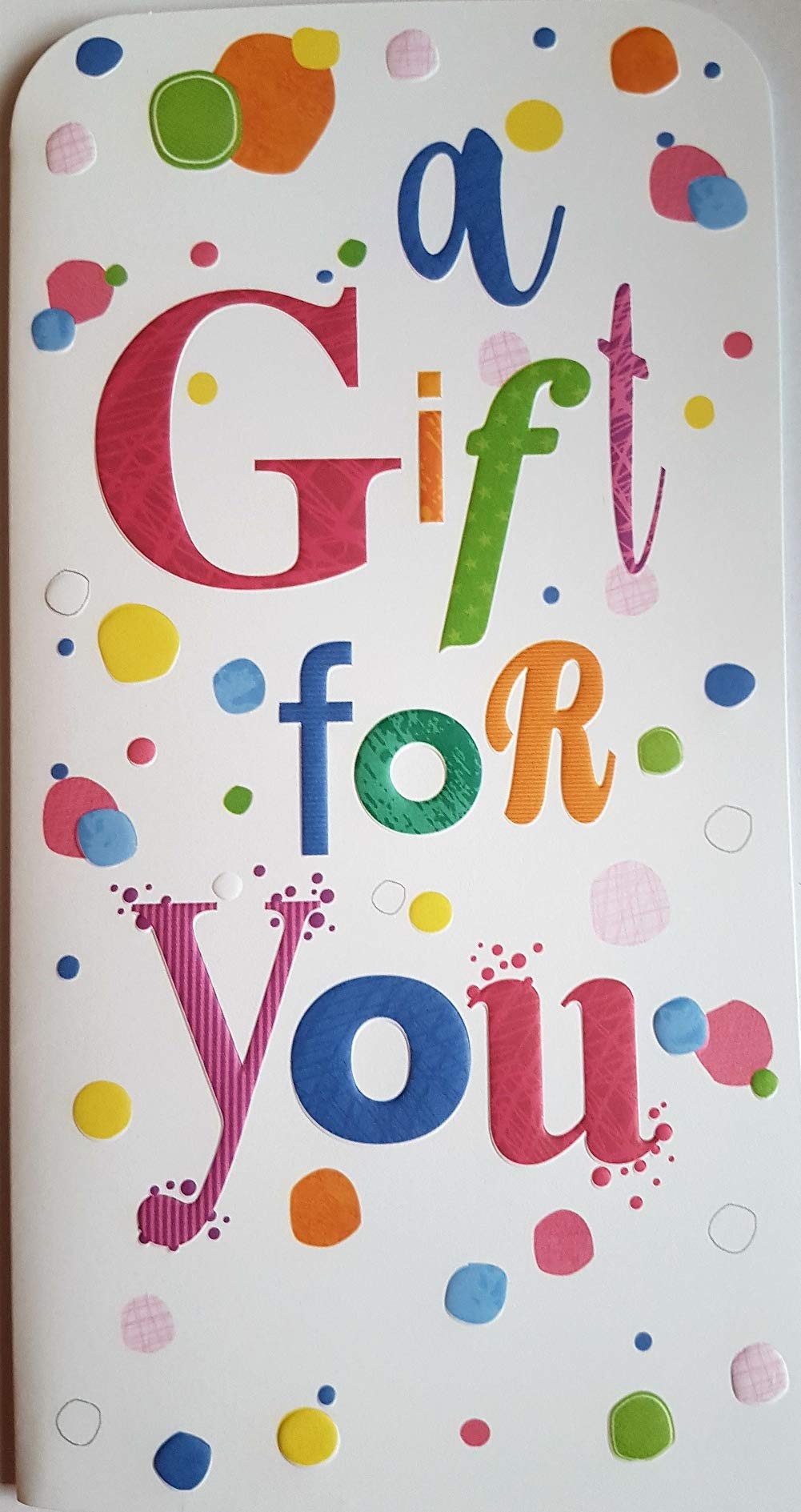 Money Wallet Gift Voucher Card "A Gift For You"