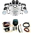 Air Lift 57396 25592 Rear Set of Load Lifter 5000 Series Air Springs with Load Controller II Compressor System Bundle for Ford F-250 F-350 F-450