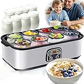Yogurt Maker, Automatic Digital Yoghurt Maker Machine with Timer & Constant Temperature Control, Stainless Steel Probiotic Yo