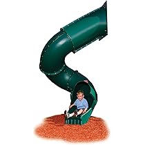Swing N Slide 7 Ft Turbo Tube Slide Green Free Shipping