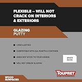 Toupret Glazing Putty 1kg White Flexible Paintable Wood Window Frame Filler Seal view 6
