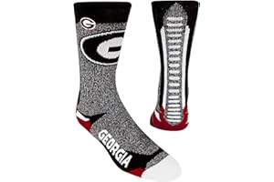 For Bare Feet Mens NCAA-Downtown Crew Socks